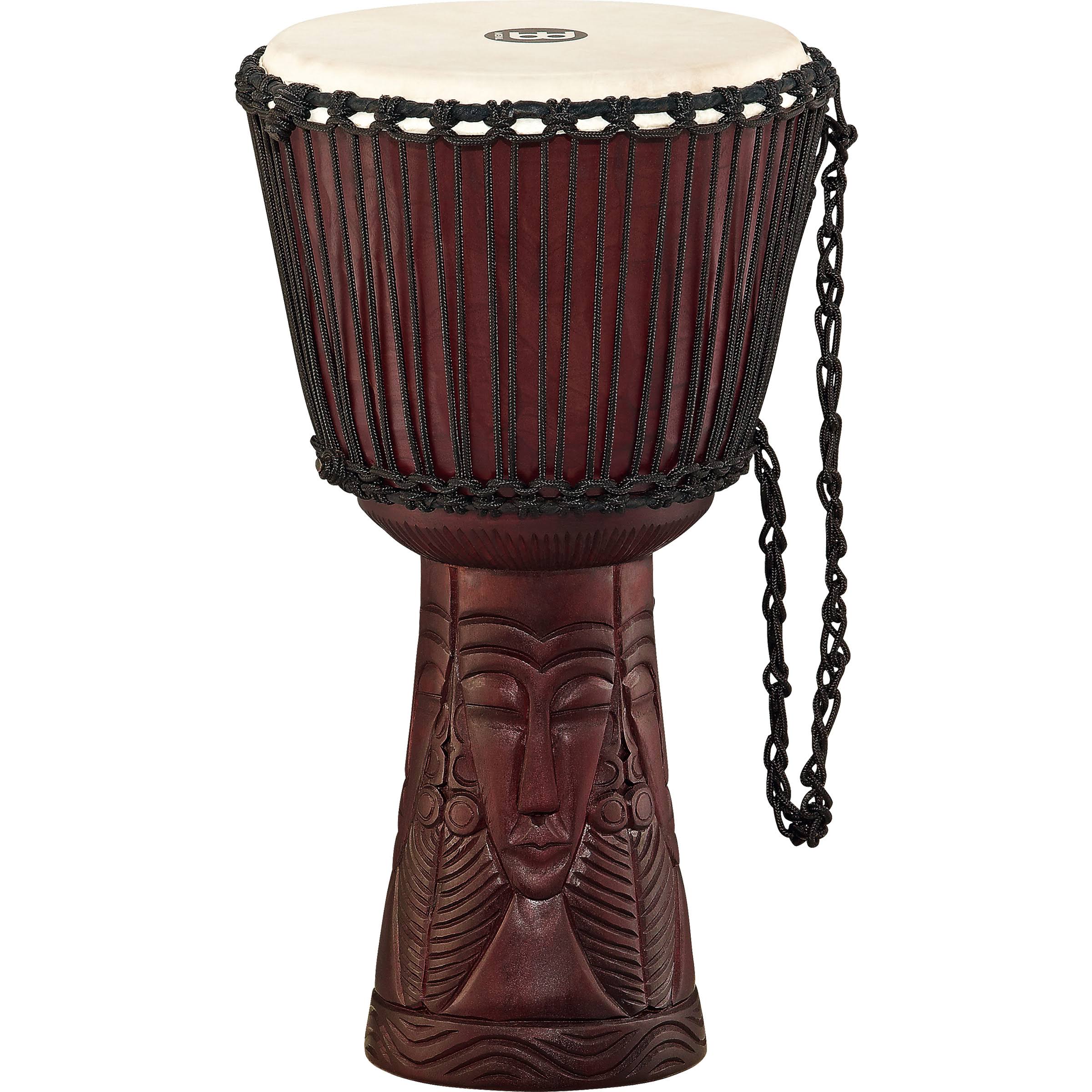 Meinl Professional African Style Djembe Queen Carving 12 in.