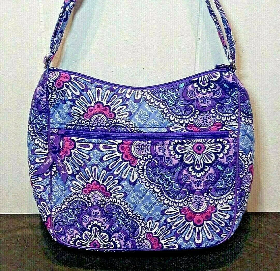 Vera Bradley Carryall Crossbody in Lilac Tapestry