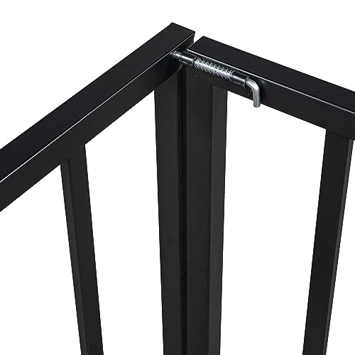 Bellemave Full Montessori floor bed,Floor Bed, Floor Bed with Door,Floor Bed for Baby,Metal Kids Floor Bed(Black).