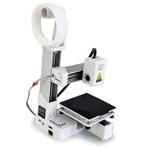 Mini 3D Printer, 3D Printers for Beginners, High Speed & Precision Frequency Division Multiplexing 3D Printer, Printing Size 100 x 100 x 100mm / 4 x 4 x 4in (Black)