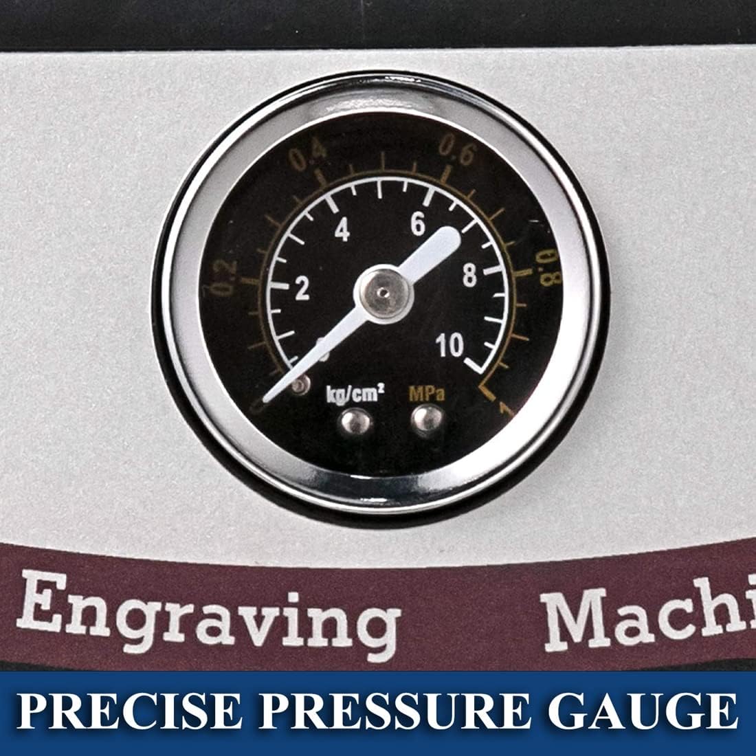 Dual-Head Pneumatic Jewelry Engraver Machine 110V 60Hz Pneumatic Hand Engraving Machines 400-8000 RPM Pneumatic Graver Handpiece Micro Engraer for Jewelry Crafts and Wrought Iron