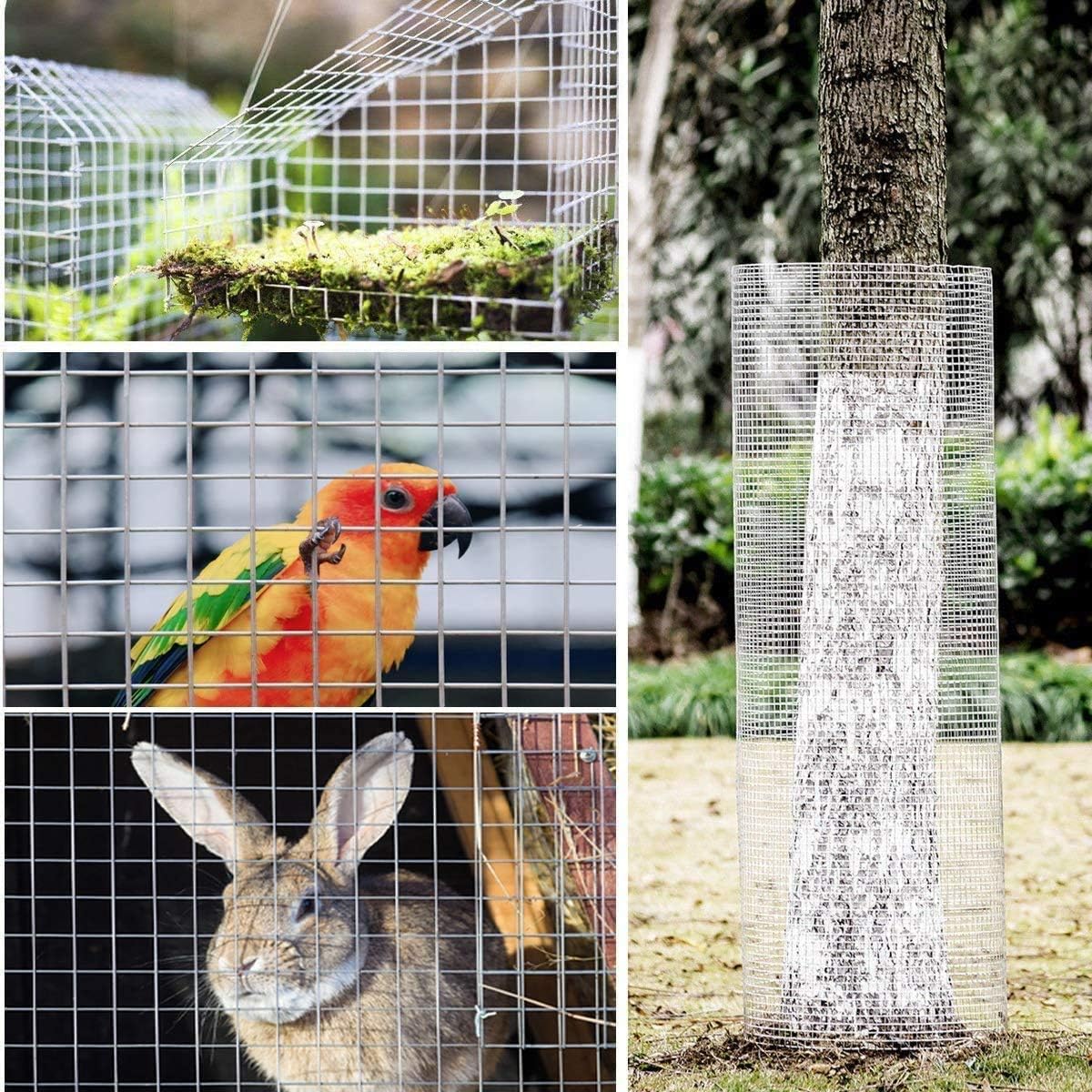 Fencer Wire 16 Gauge Hot-Dipped Galvanized Welded Wire Fence with 1 inch x 1 inch mesh size (4 ft. x 100 ft.)