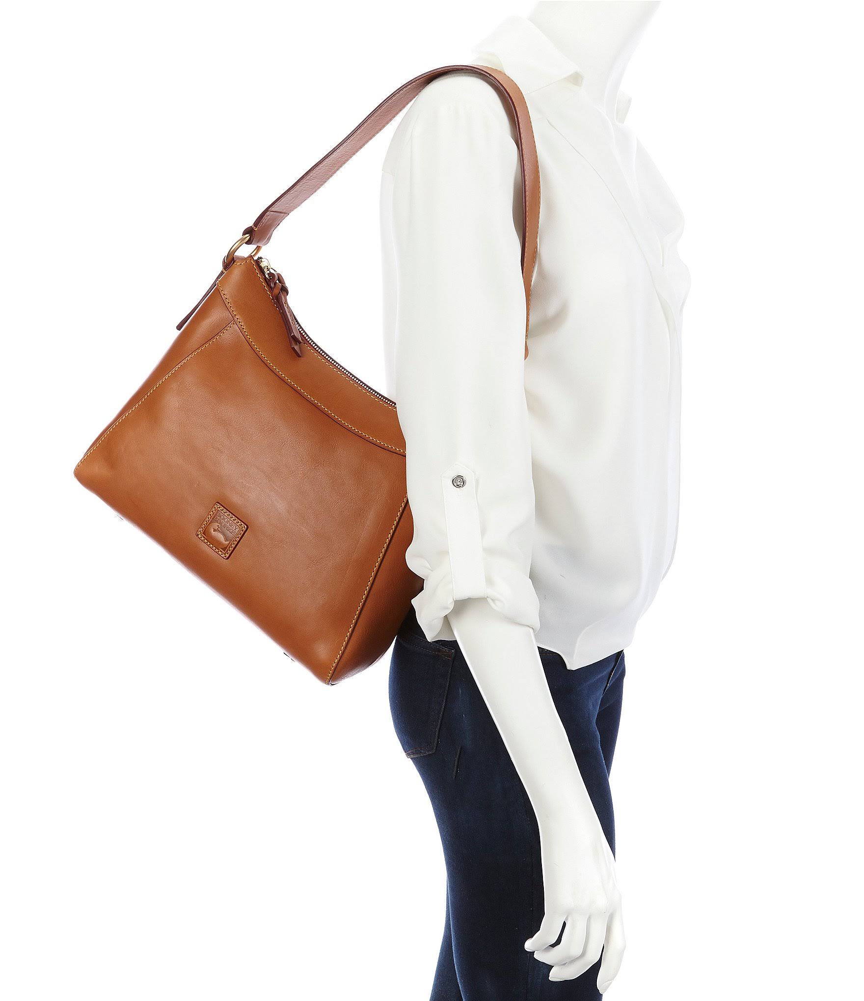 Dooney Bourke Florentine Collection Large Cassidy Hobo Bag - Ecru