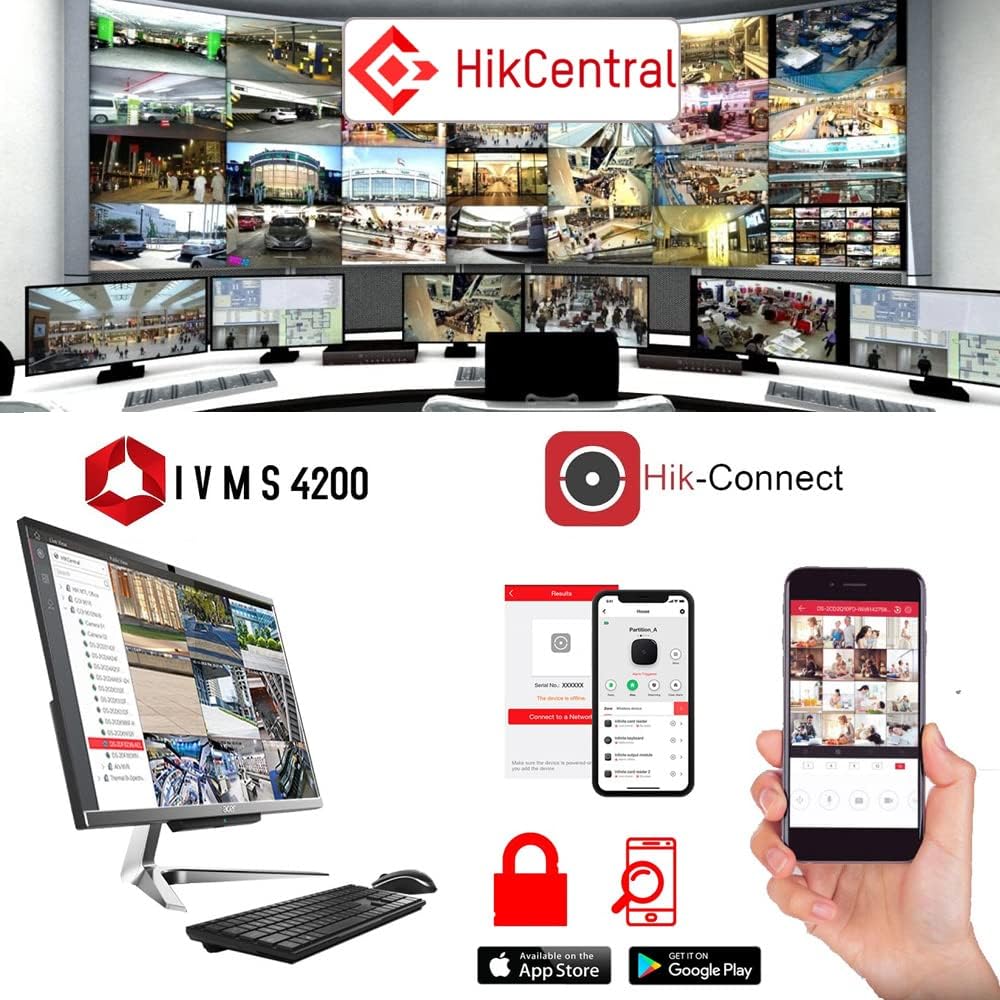DS-7608NI-K2/8P 8CH 4K 8-Channel POE NVR Network Video Recorder Compatible with HIK IP Camera(No HDD)
