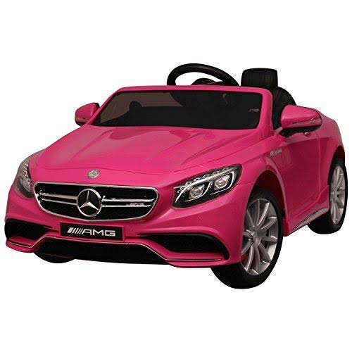 Official Licensed Mercedes Benz Ride on Car with Remote Control for Kids | 12V Power Battery AMG S63 Kid Car to Drive with 2.4g