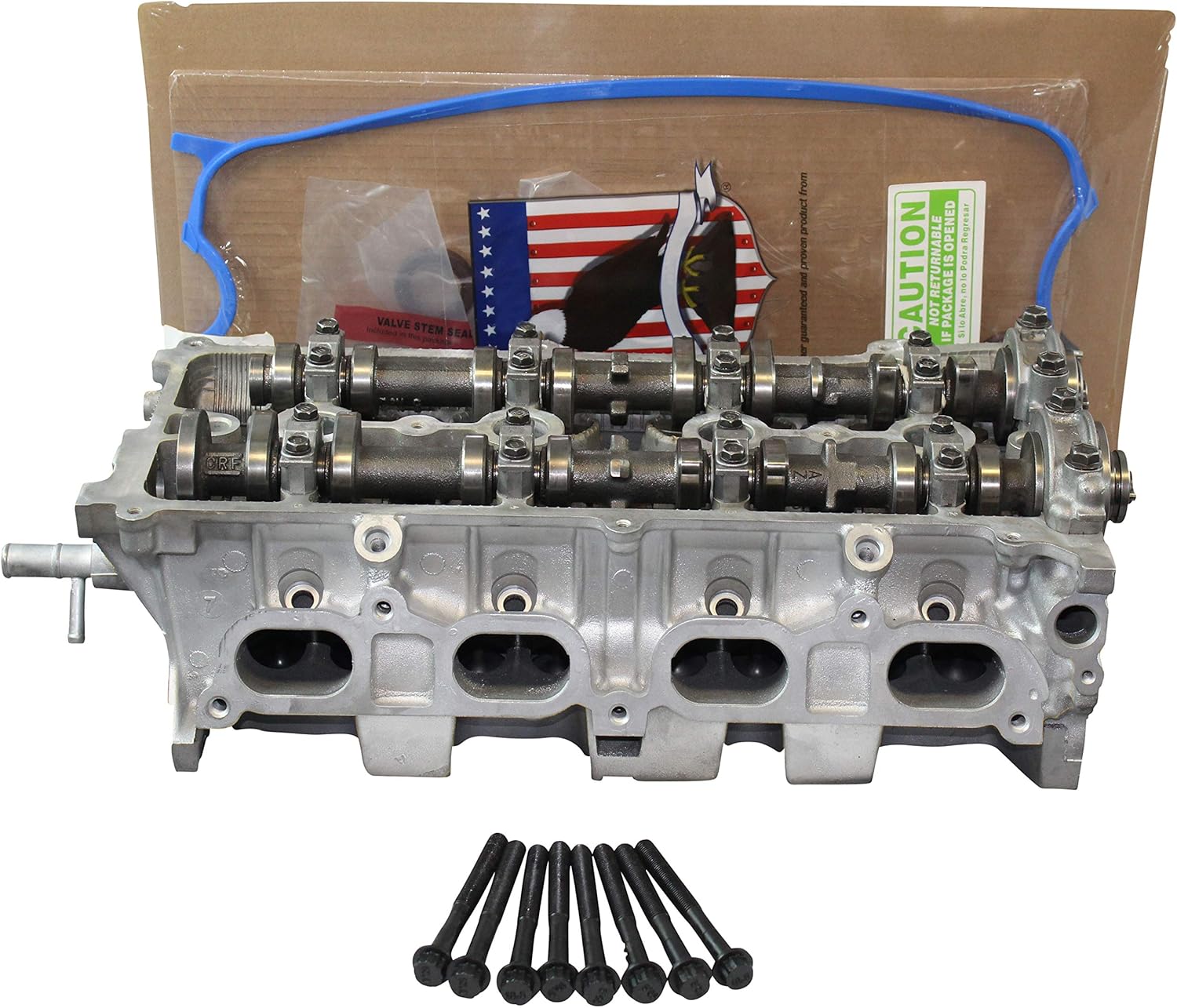 REMANUFACTURED 2.4 DOHC CYLINDER HEAD 2AZ-FE / 2AZ CAMRY TC RAV4 HIGHLANDER SOLARA 2001-2015 HEAD GASKET & HEAD BOLT KIT (CORE RETURNED REQUIRED)