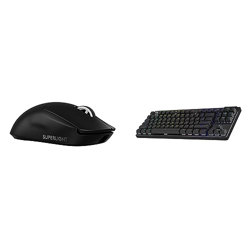 Logitech G PRO X Superlight 2 DEX Wireless Gaming Mouse, 60g pro-Grade Right-Handed Mouse with 5 programmable Buttons, USB-C Charging, 44k DPI Sensor, up to 8 kHz Polling for PC/Mac - White