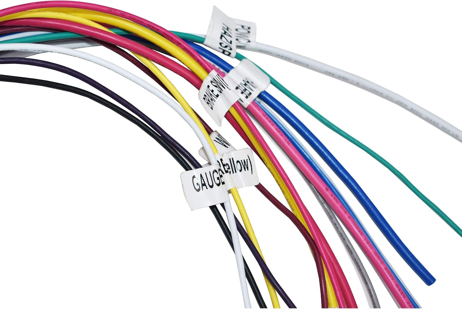 A-Team Performance - 12 Circuit Universal Wire Harness XL Wires - Compatible with Street Rods, Classic Cars, Hot Rods, Car or Truck Project Pack of 2