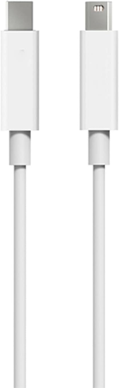 2M Thunderbolt 2 Cable, BolAAzuL 6.6ft Thunderbolt 2 Cable Male to Male White Data & Video Cord for MD861ZM/A MD862ZM/A