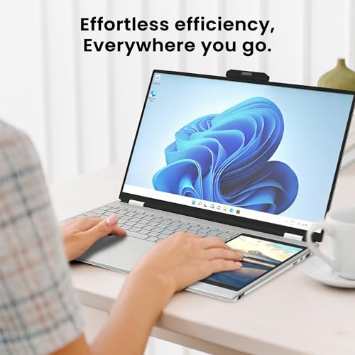 thunderb Dual Screen Laptop 15.6" + 7" | Intel Quad Core | 16GB RAM | 1TB SSD
