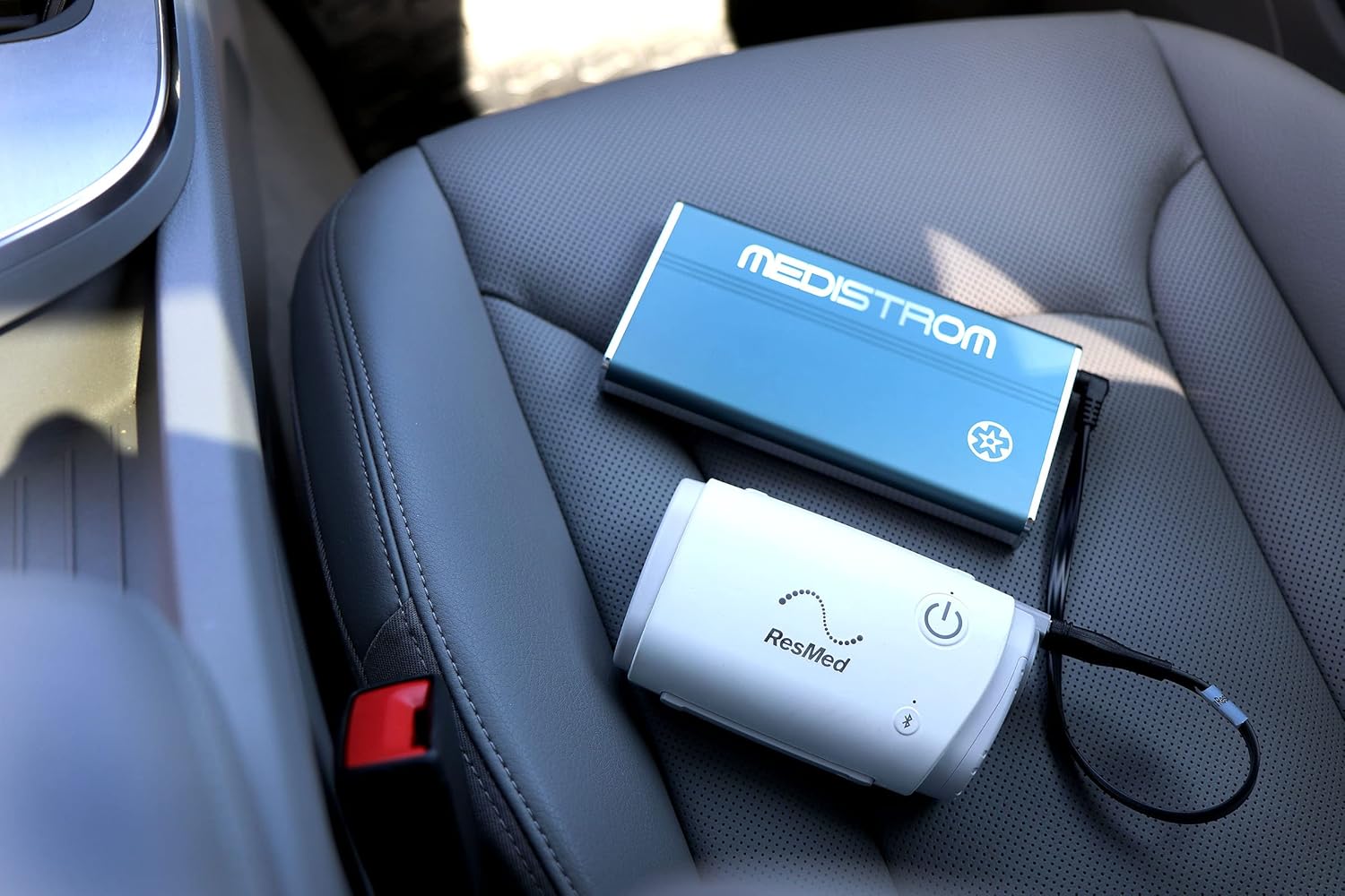 Bundle - Pilot-24 Lite CPAP Battery & Car Charger for ResMed Airsense 10, S9 and AirMini CPAP Devices