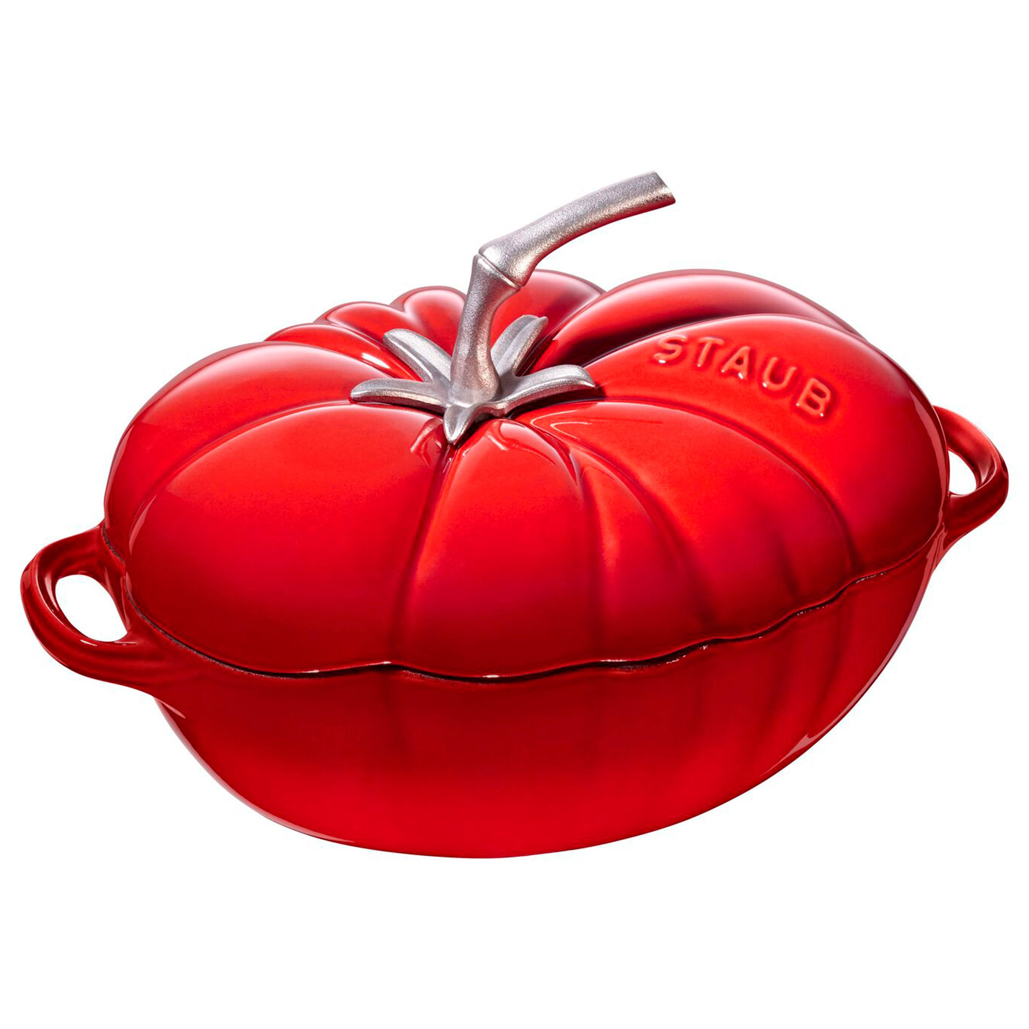 Staub - Cast Iron 3-qt Tomato Cocotte - Cherry