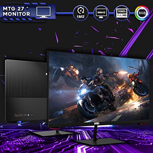 TechMagnet Gaming Desktop PC, Intel i5 4th Gen, Zeus Pro 4, GT 1030 2GB DDR5, 8GB RAM ARGB, 1TB SSD + 4TB HDD, MTG 24 Inch Curved Gaming Monitor, RGB Kit, Windows 11 Pro (Renewed)