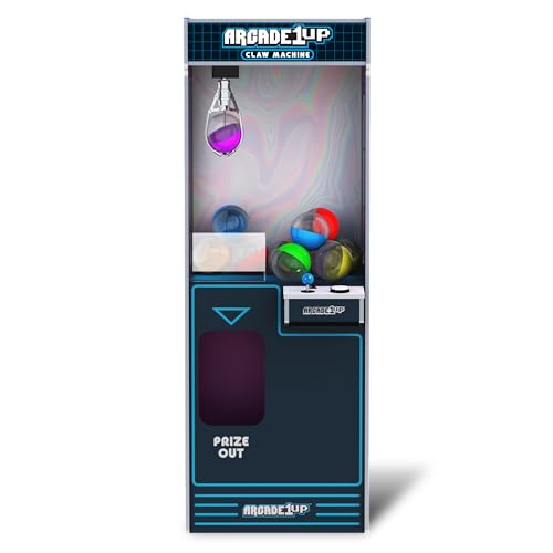 Arcade1Up Full-Size Claw Machine - Light-Up Marquee, Customizable - Perfect for Stuffed Animals, Plushies, Toys - Ultimate Arcade Game Room & Party Entertainment