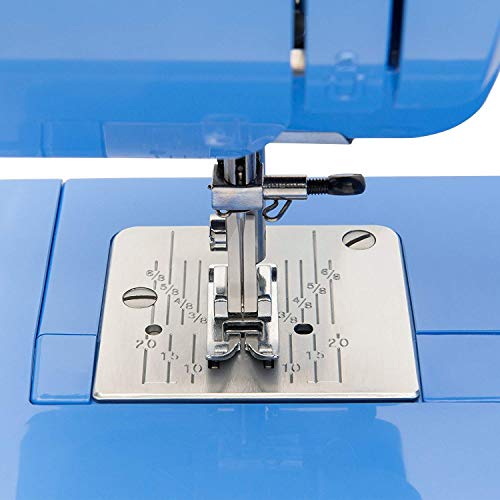 Janome Pink Sorbet Easy-to-Use Sewing Machine with Interior Metal Frame, Bobbin Diagram, Tutorial Videos, Made with Beginners in Mind!