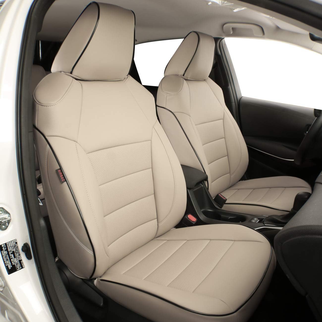 EKR Custom Fit Car Seat Covers for Select Ford Escape S,SE 2018 2019 - Neoprene (Black)