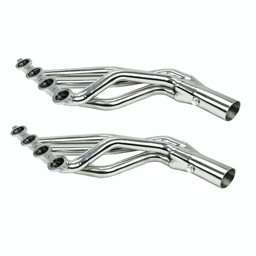 NINTE Exhaust Header for 2007-2014 Chevy GMC Sierra 1500 4.8L 5.3L 6.0L Exhaust Header