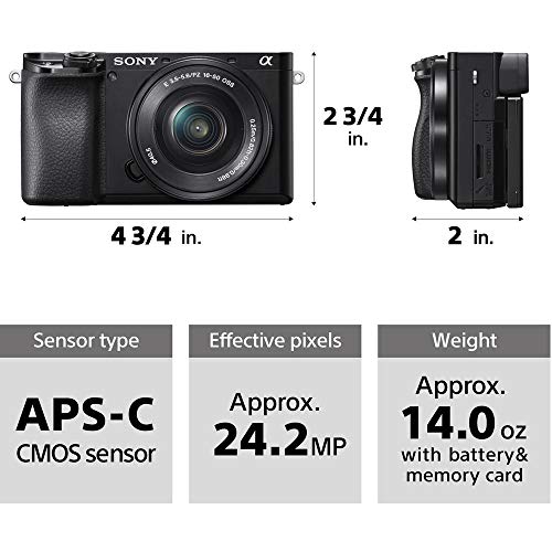 Sony Alpha A6100 Mirrorless Camera