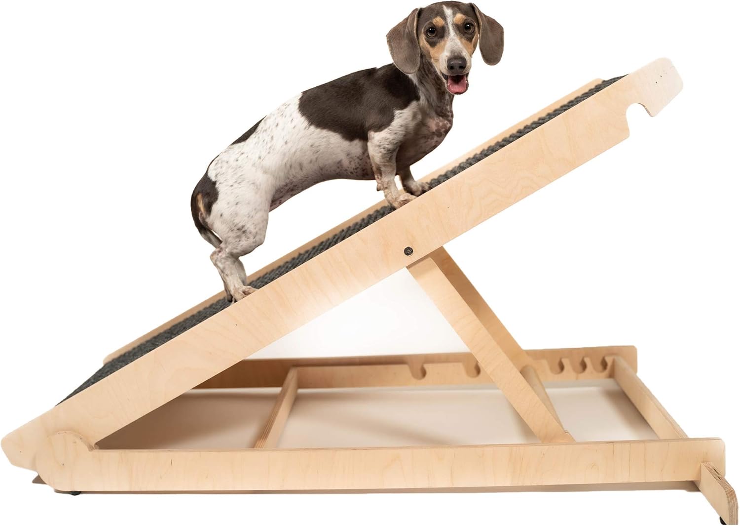 USA Made Adjustable Pet Ramp for All Dogs and Cats - for Couch or Bed with Paw Traction Mat - 40" Long and Adjustable from 14” to 24” - Rated for 200LBS - Great for Small and Older Animals
