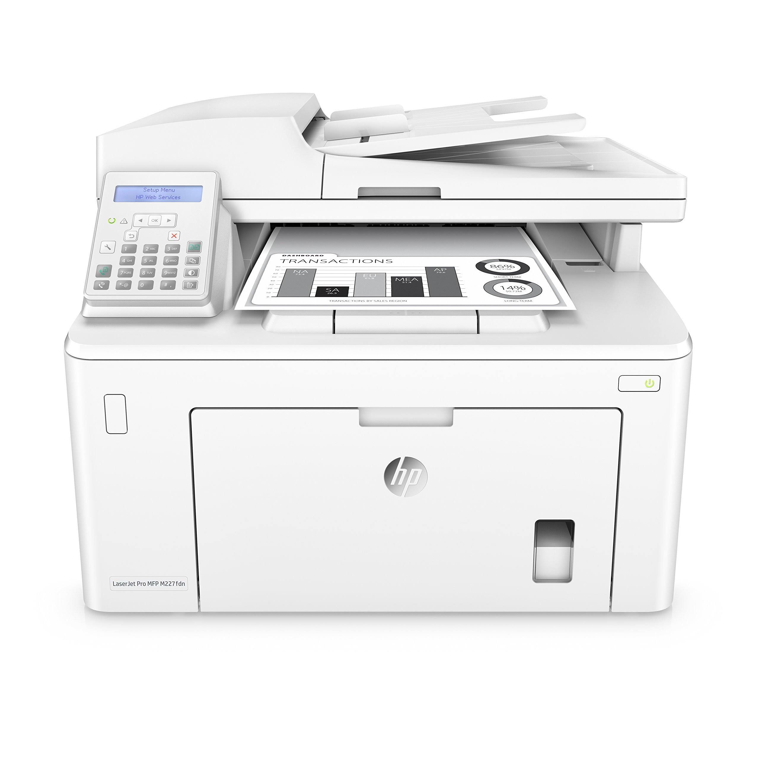 HP LaserJet Pro MFP M227fdn Monochrome Laser - Multifunction printer - English / United States
