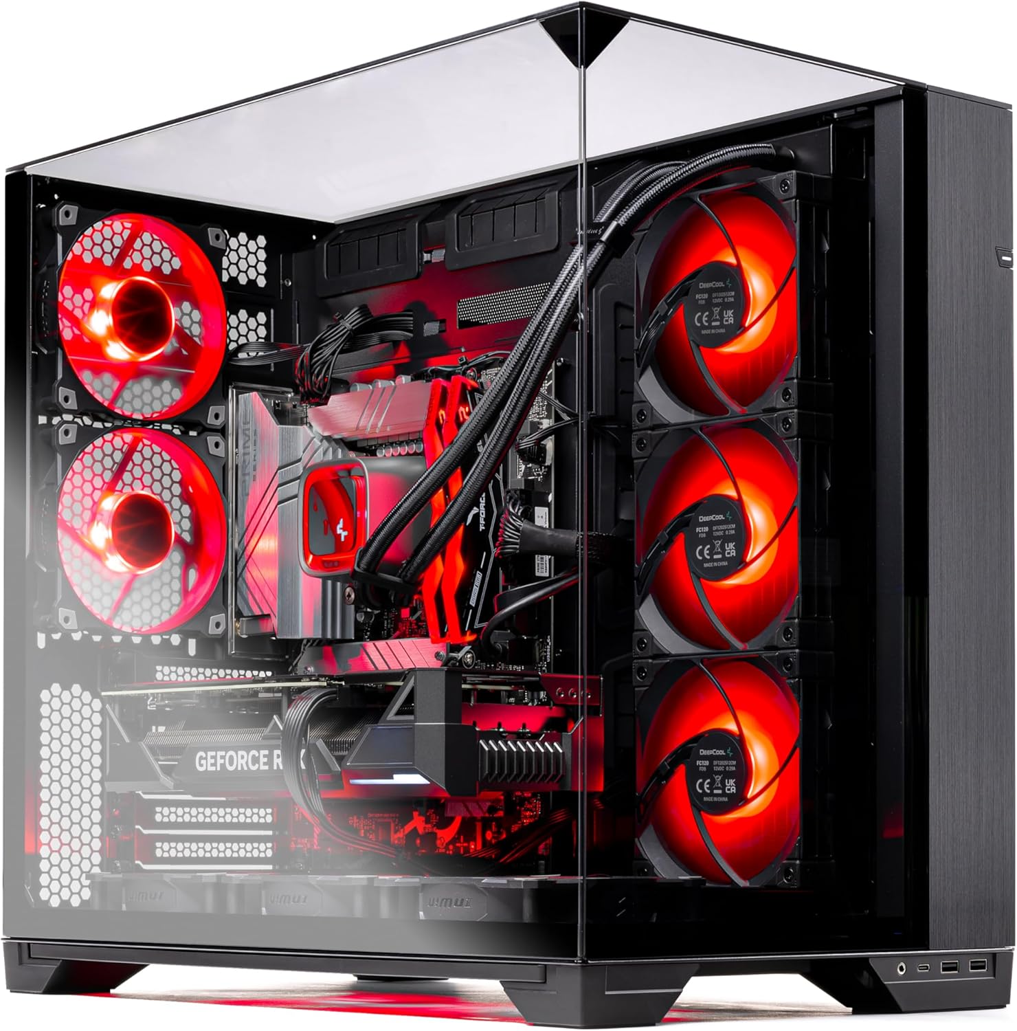 Skytech O11V Gaming PC Desktop, Ryzen 7 7700X 4.5 GHz (5.4GHz Turbo Boost), NVIDIA RTX 4070 Ti Super 16GB GDDR6X, 1TB Gen4 SSD, 32GB DDR5 RAM 5600 RGB, 750W Gold PSU, ARGB AIO, Wi-Fi, Win 11 Home