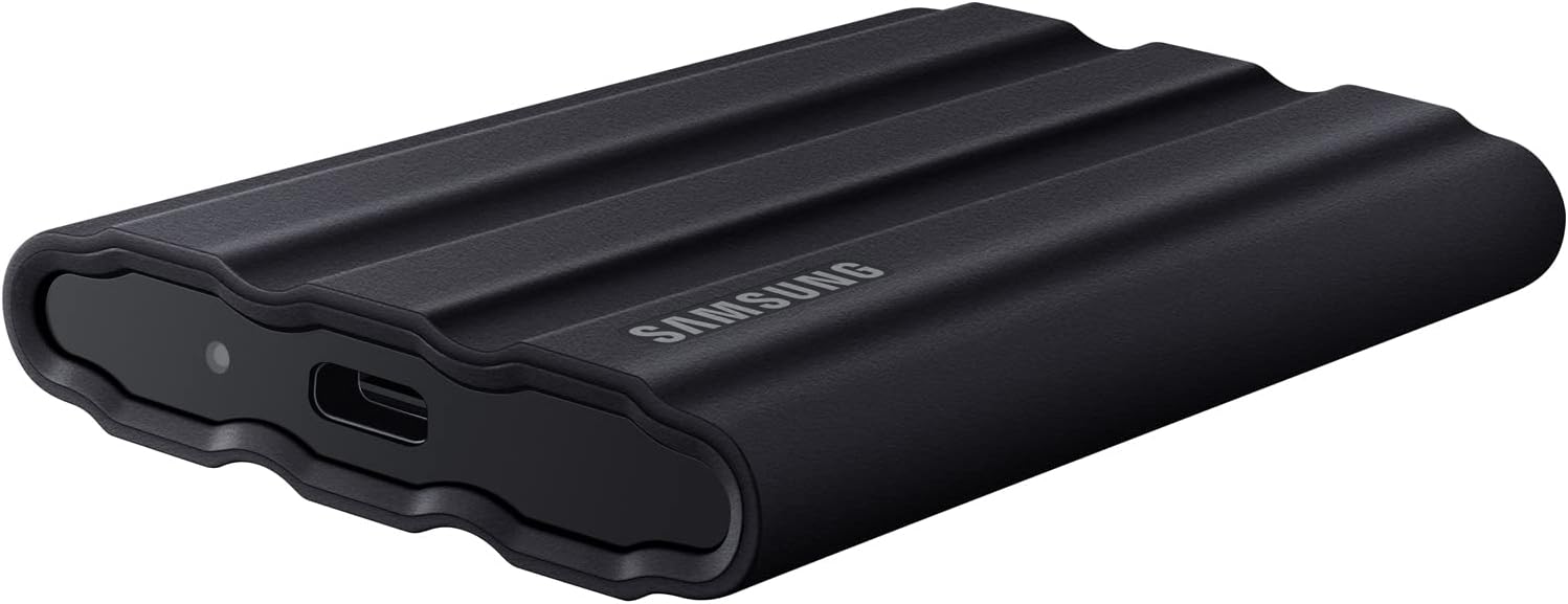 Samsung MU-PE1T0S/AM T7 Shield Portable Solid State Drive 1TB 2022 Black - (2-Pack)