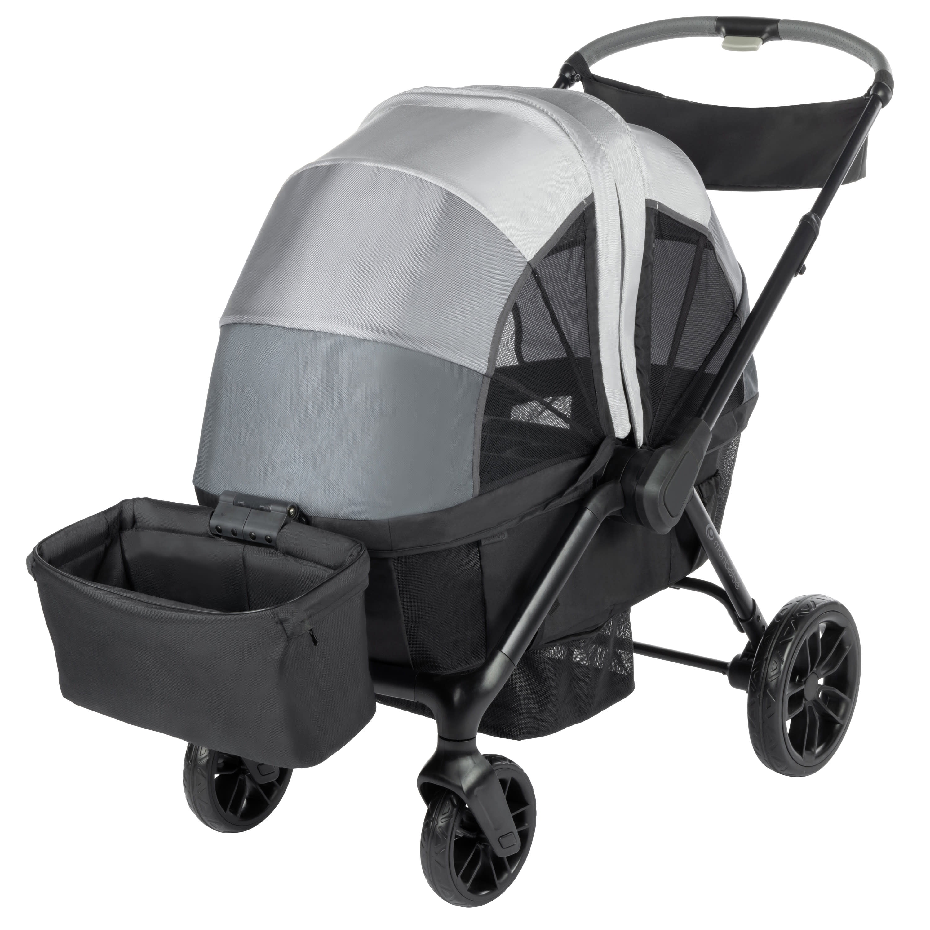 Monbebe Everyday Outings Wagon Stroller, Cobblestone Grey