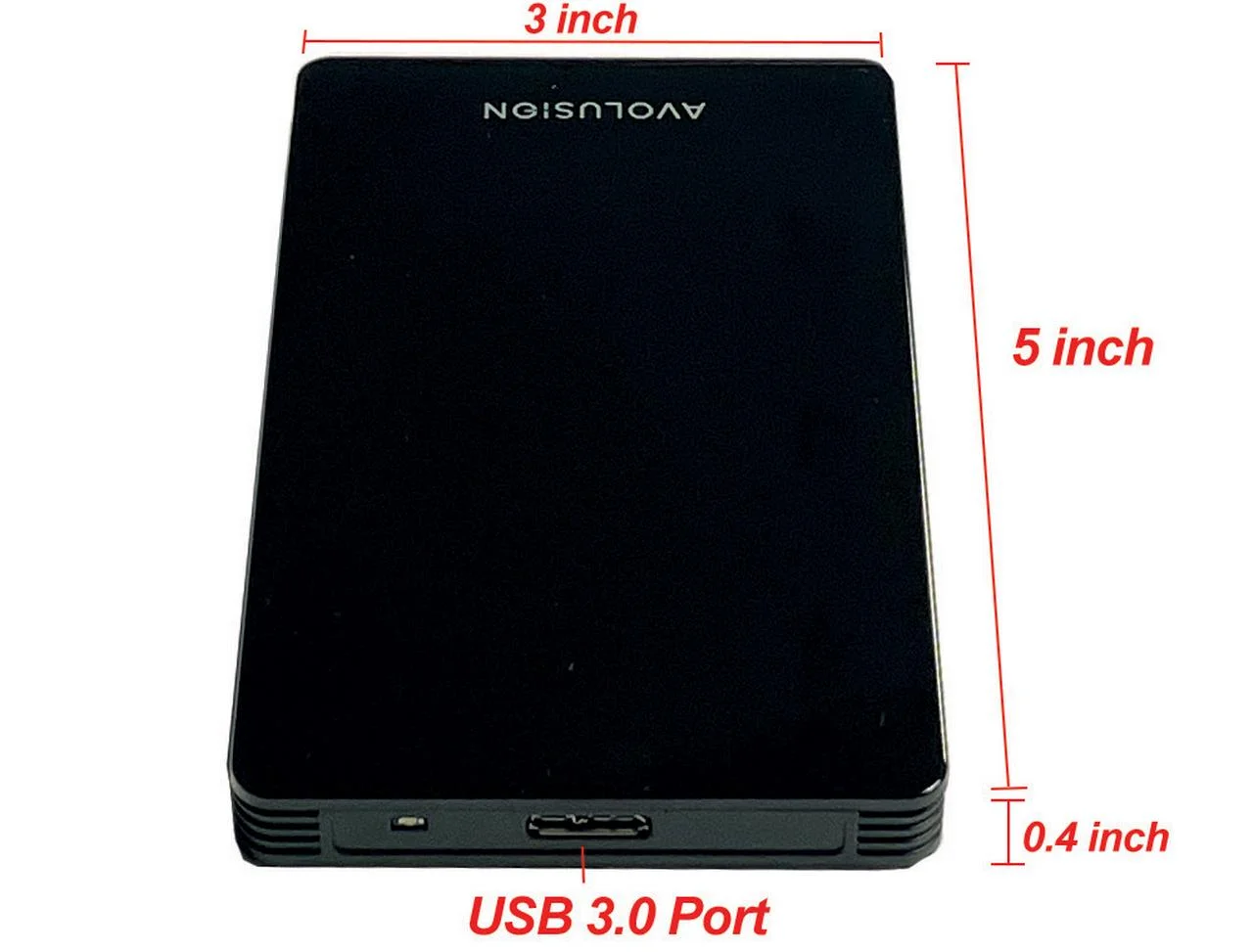 Avolusion HD250U3-Z1-PRO 2TB USB 3.0 Portable External Gaming PS4 Hard Drive - Black (PS4 Pre-Formatted) - 2 Year Warranty