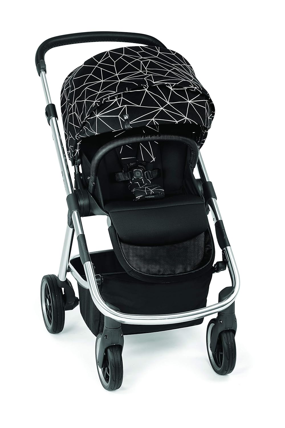 Diono Excurze Luxe Baby, Infant, Toddler Stroller, Perfect City Travel System Stroller and Car Seat Compatible, Adaptors Included Compact Fold, Narrow Ride, XL Storage Basket, Black Camo
