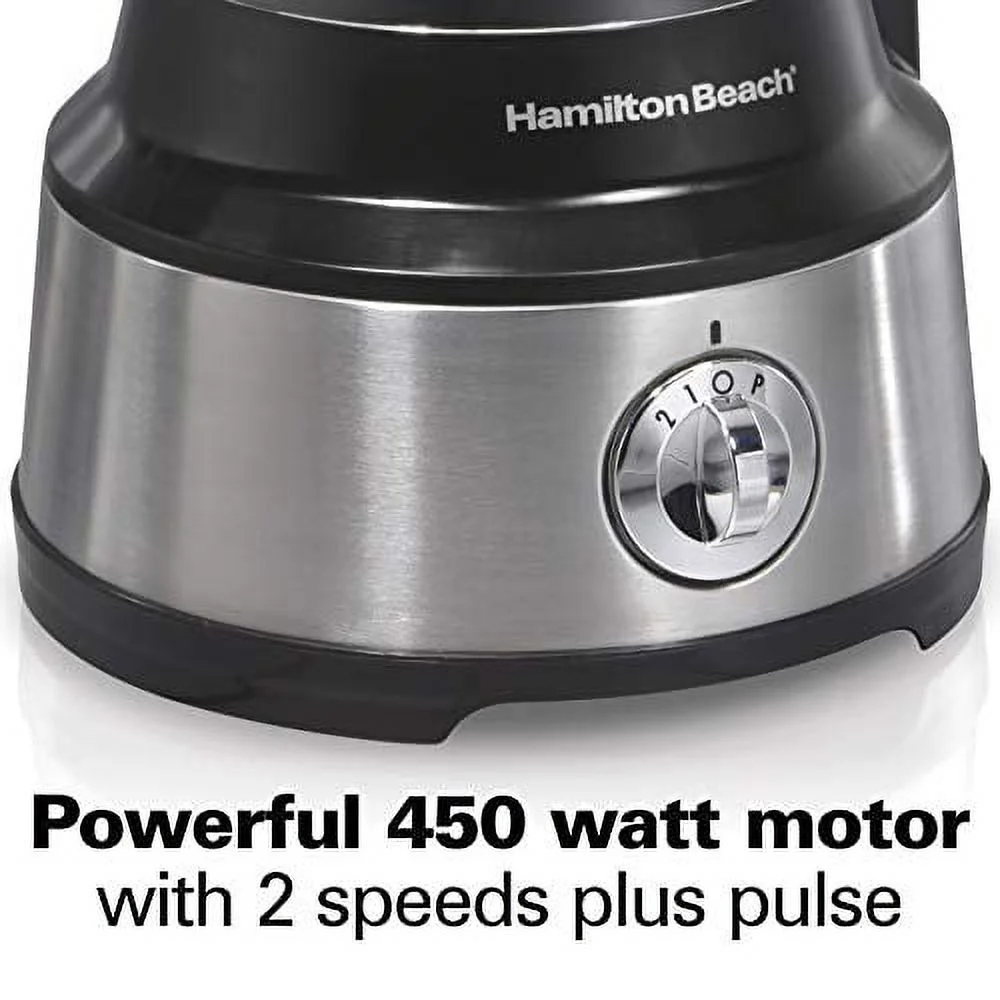Hamilton Beach Food Processor & Vegetable Chopper for Slicing, Shredding, Mincing, and Puree, 10 Cups + Easy Clean Bowl Scraper, Stainless Steel (70730)