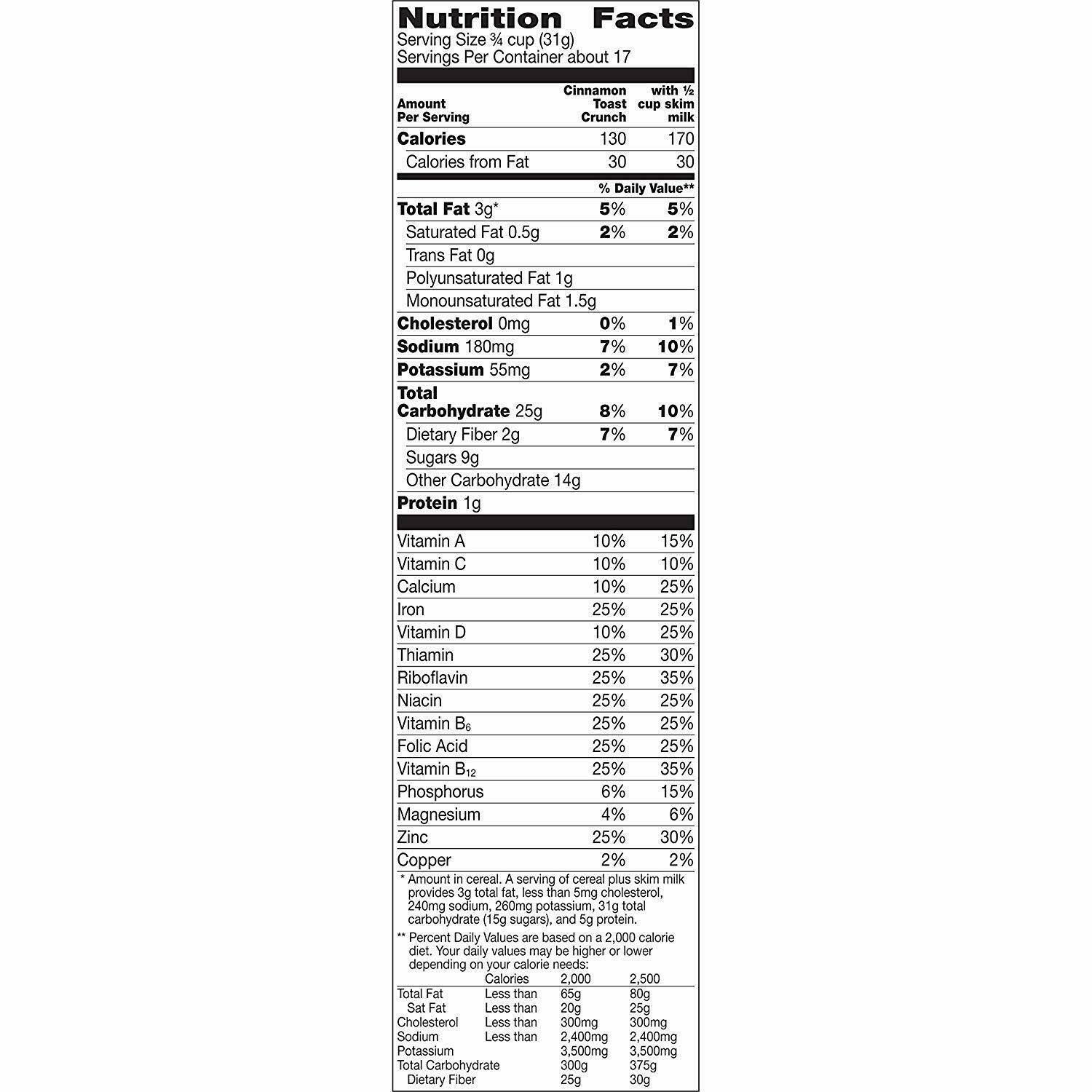 Cinnamon Toast Crunch Cereal, 2 Boxes - 38.6 oz