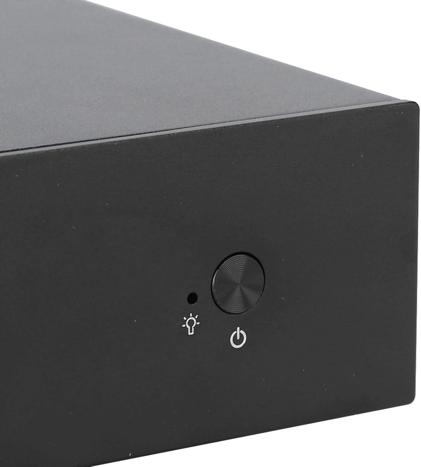 125 Mini-ITX Slim Profile Compact Small Form Factor Computer Case, HTPC Case Home Theater Computer ITX Mini Motherboard Desktop Computer Case T44