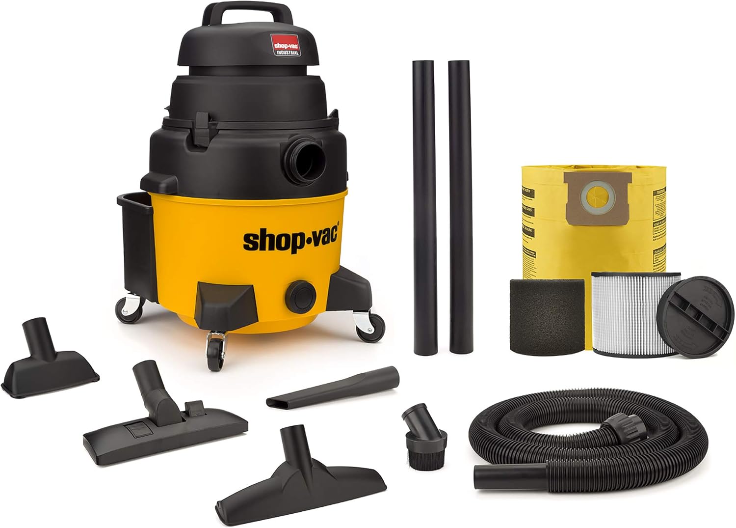 Shop-Vac 9258010 8 Gallon 6.0-Peak HP Industrial Wet/Dry Vacuum