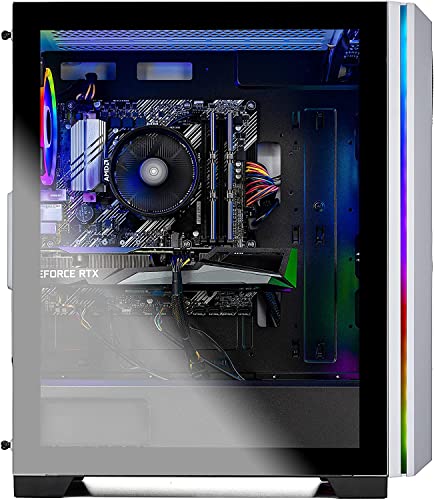 Skytech Gaming Azure PC Desktop – Intel Core i7 12700F 2.1 GHz, NVIDIA RTX 4080, 1TB NVME Gen4 SSD, 32GB DDR5 RAM RGB, 1000W Gold PCIE 5.0 PSU, 360mm AIO, 11AC Wi-Fi, Windows 11 Home 64-bit,White