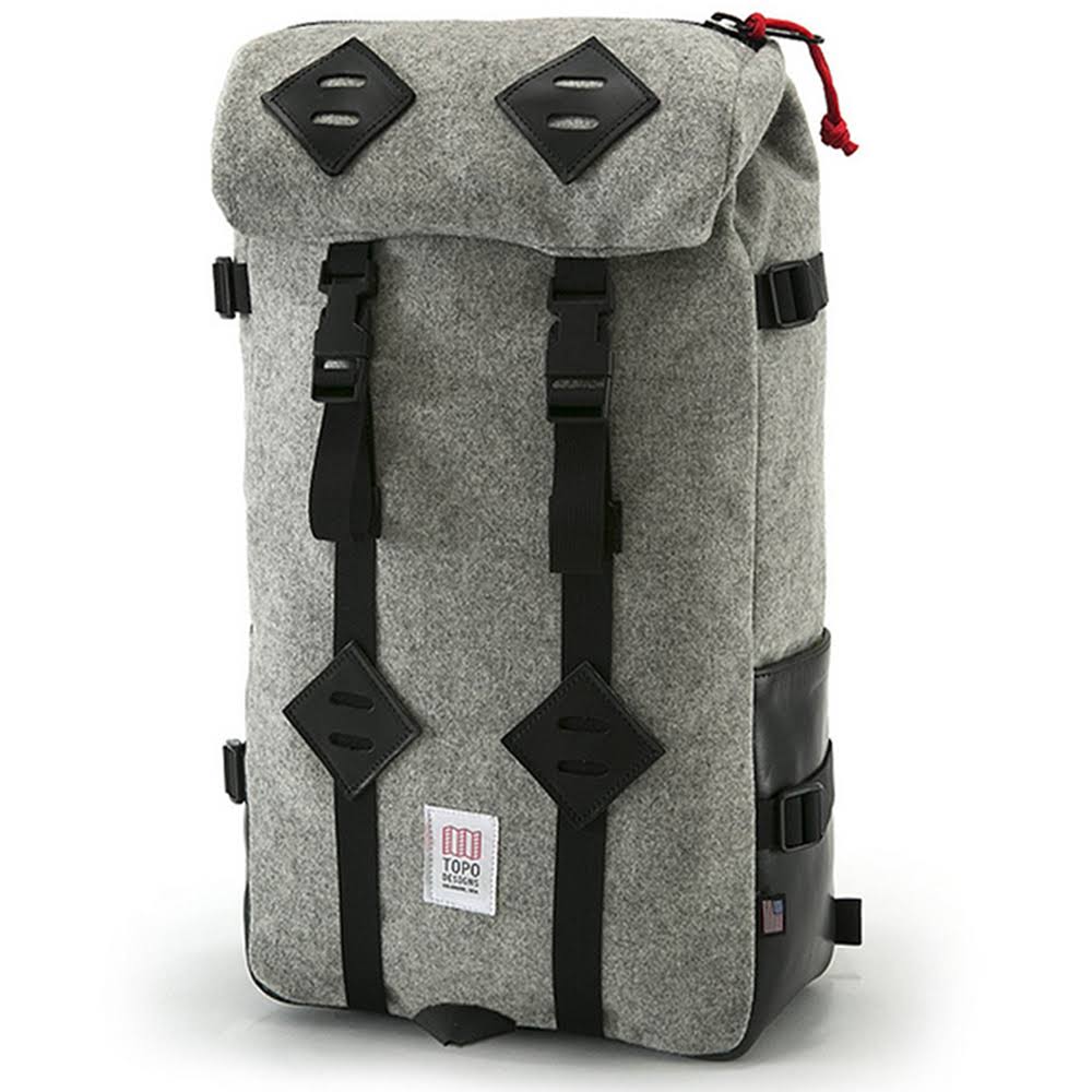 Topo Designs Klettersack - Forest/Brown Leather