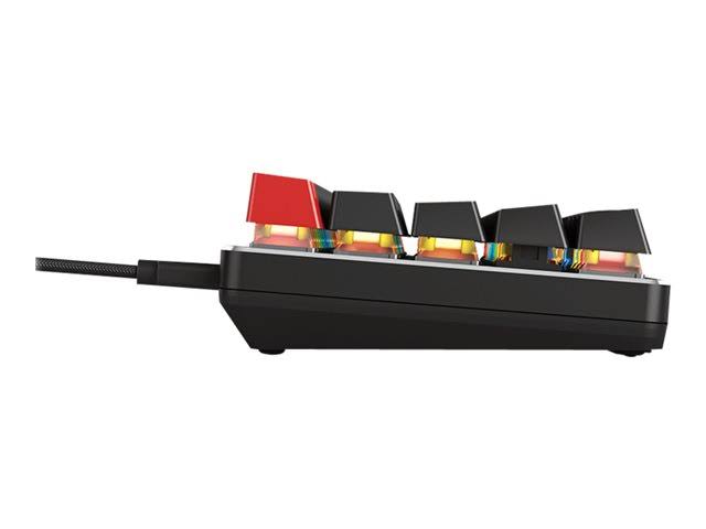 Glorious GMMK-COMPACT-BRN - Keyboard - backlit - USB - QWERTY - key switch: Gateron Brown - black