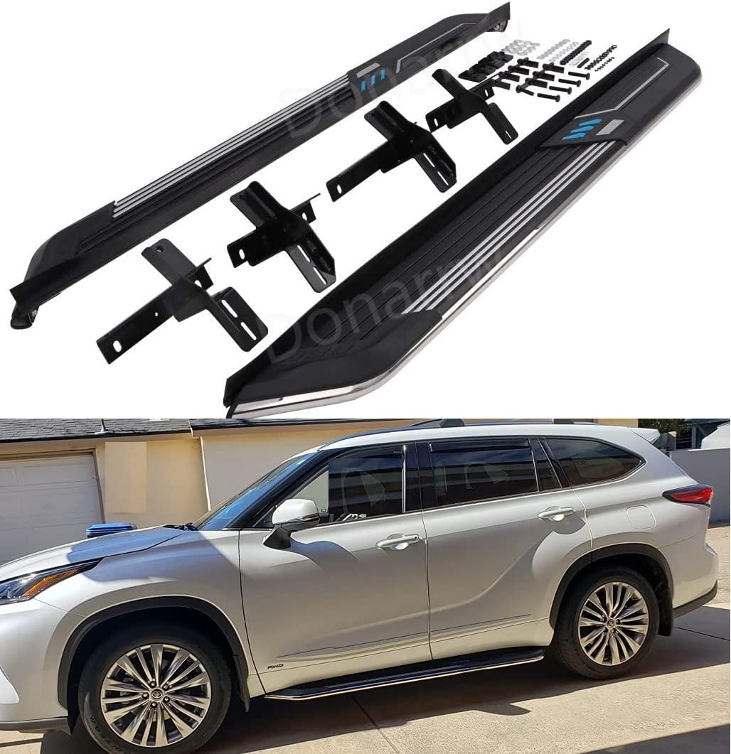SAREMAS Foot Steps for Toyota Highlander XU70 2020 2021 2022 Running Boards Side Step nerf bar Protector Pedal Accessories