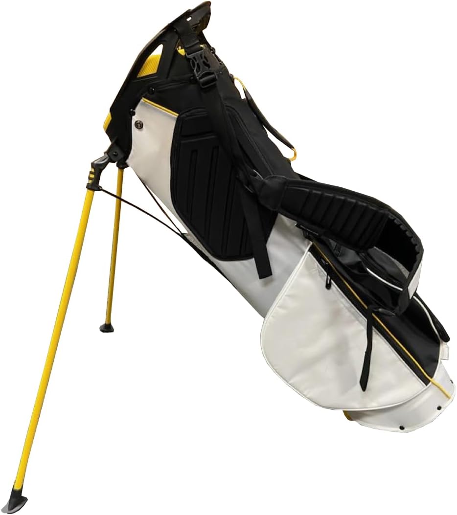 New Callaway Golf Fairway C L Stand/Carry Bag No Logo - Black/White/Gold