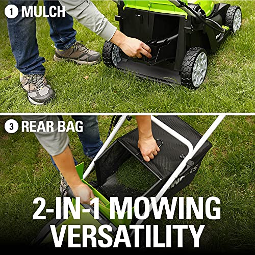 Greenworks 10 Amp 17-Inch Corded Electric Lawn Mower MO10B00