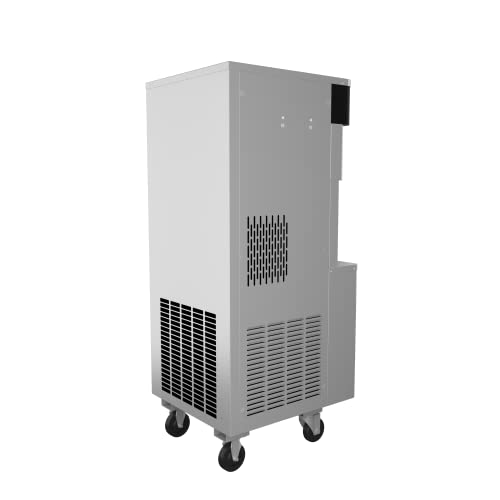 Commercial Ice Cream Maker Machine - 3 Flavors Soft Serve Ice Cream Machine, 5.3 to 7.4 Gallons Per Hour, Auto Clean LED Panel, for Bars, Restaurants and Other Establishments