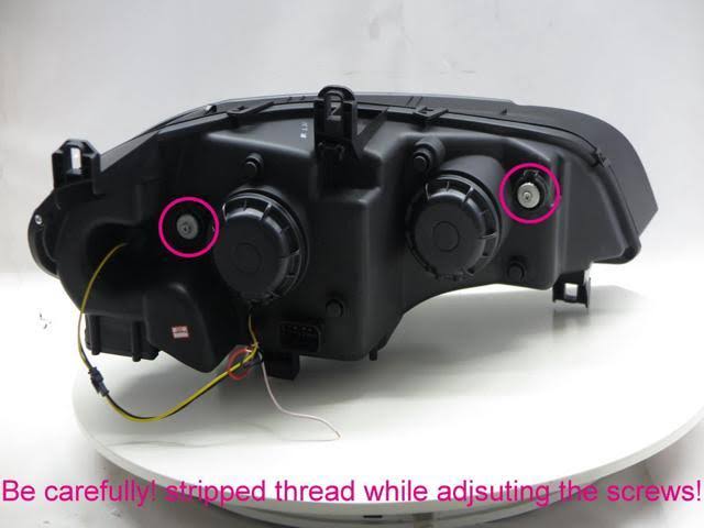 X5 E70 07-10 Pre-Facelift SUV LED 3D U-Bar Halogen Headlight Black for BMW LHD