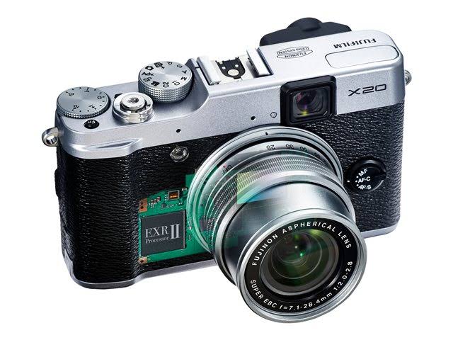Fujifilm X Series X20 12.0 MP Compact Digital Camera - Silver