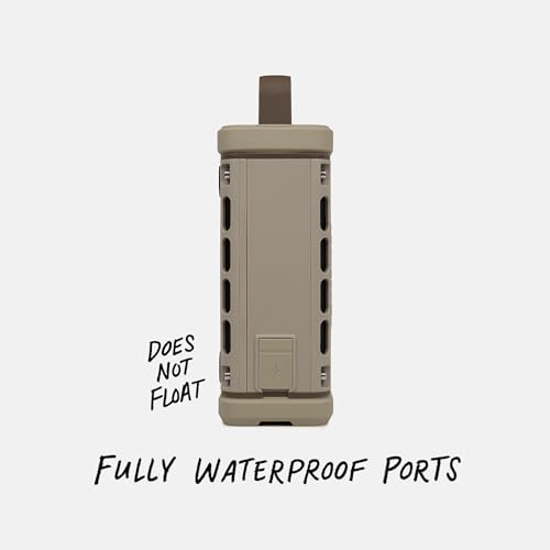 Turtlebox Ranger: Loud! Outdoor Portable Bluetooth 5.4 Speaker | Rugged, Waterproof, Ultra-Portable | Plays to 105db, Deep Bass, Shockproof, Unlimited Pairing for Full Stereo Experience, River Rock