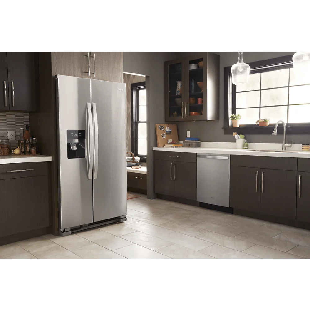Whirlpool Wrs331sdh 33" Wide 21 Cu. Ft. Energy Star Certified Side By Side Refrigerator -