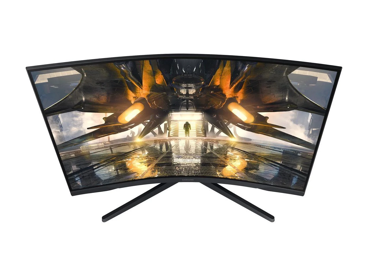 SAMSUNG 32" 165 Hz (Max) VA WQHD Gaming Monitor FreeSync Premium (AMD Adaptive Sync) 2560 x 1440 (2K) HDMI, DisplayPort, Audio Odyssey G55A LS32AG552ENXZA
