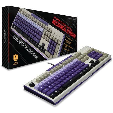 Hyperkin Hyper Clack Tactile Mechanical Keyboard for PC/ Mac, Blue