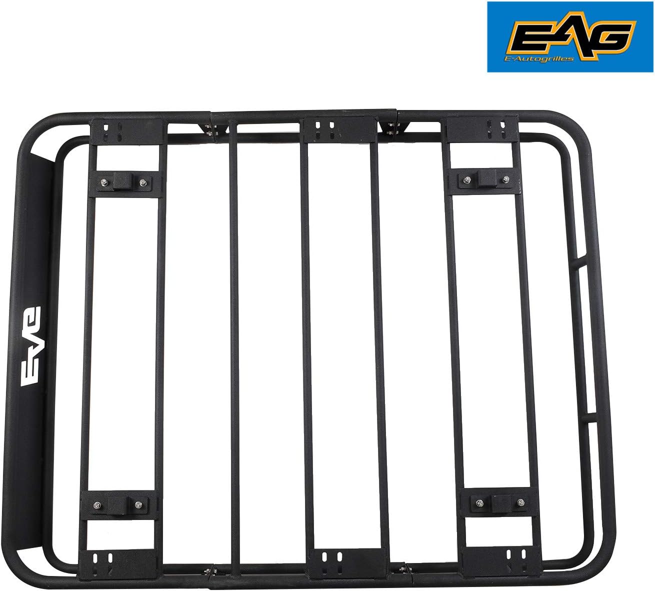 EAG Black Steel Roof Rack Cargo Basket Fit for 84-01 Cherokee XJ
