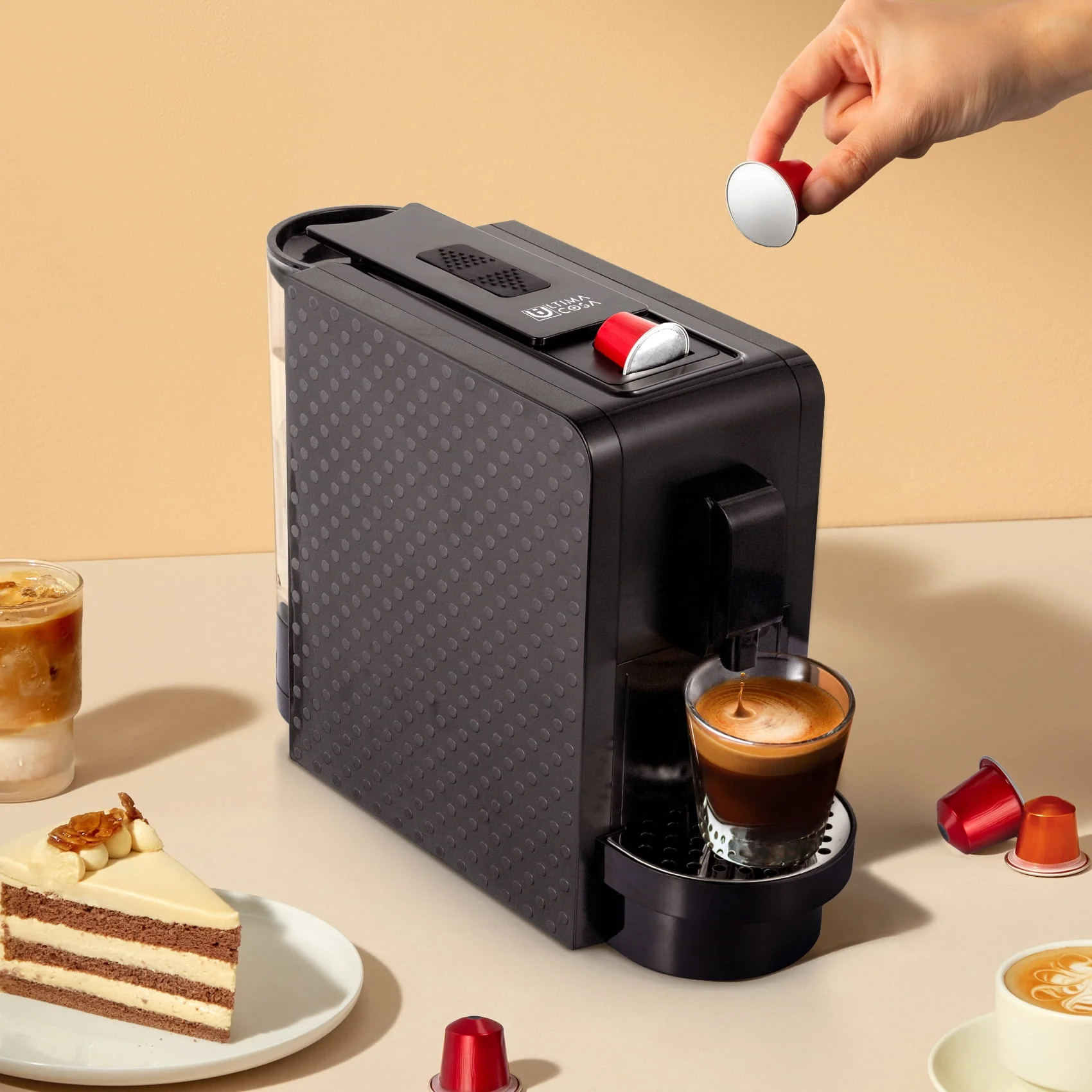 Ultima Cosa Presto Single Serve Pod Espresso Machine