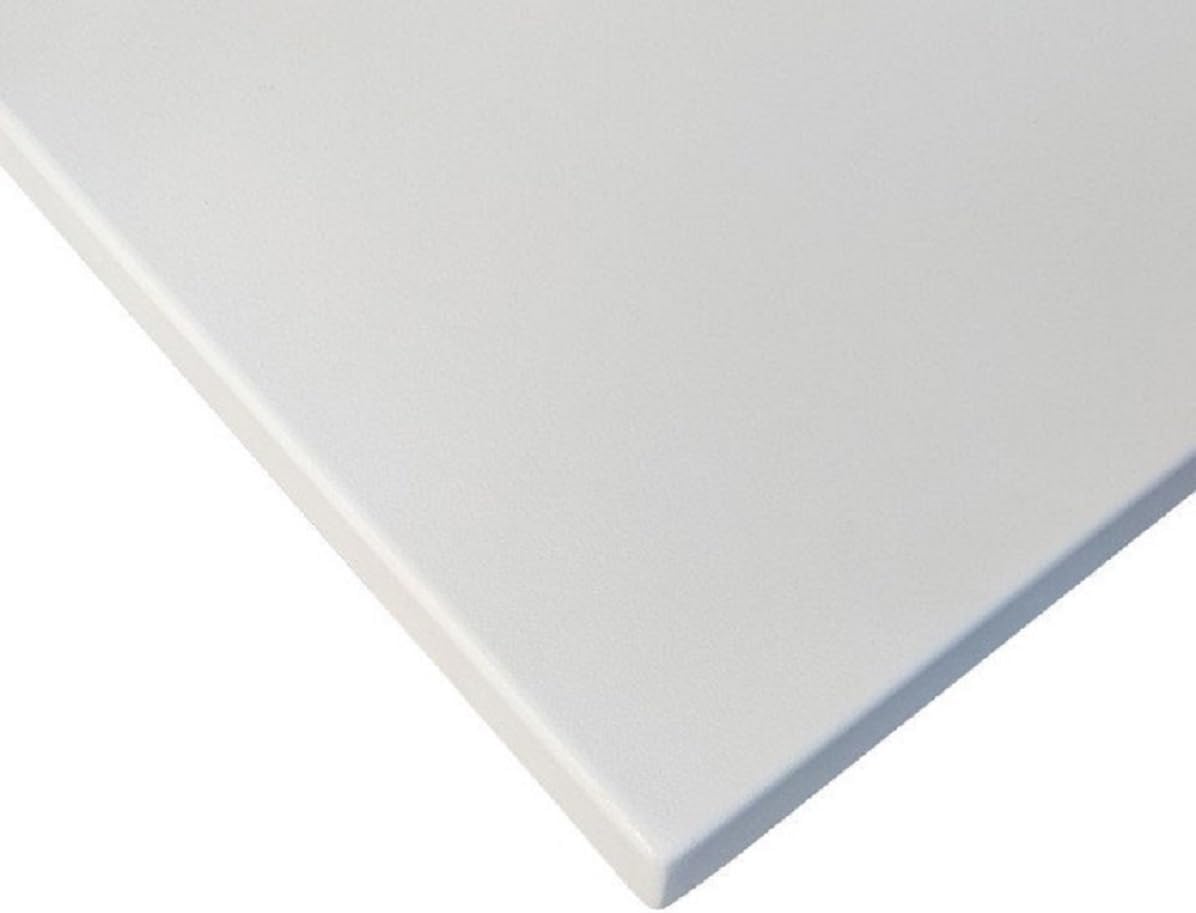 550-Watt Electric Ceiling Infrared Panel Heater Frameless. UL/CSA certified., White, Medium