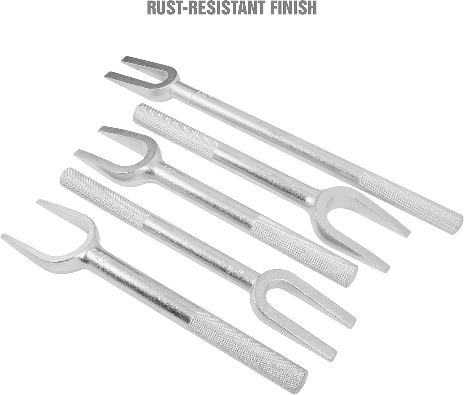 OEMTOOLS 37201 Tie Rod/Ball Joint Separator Set, 5 Piece, Replace Tie Rod, Separate Ball Joints and Pitman Arms, Pickle Fork, Ball Joint Removal Tool